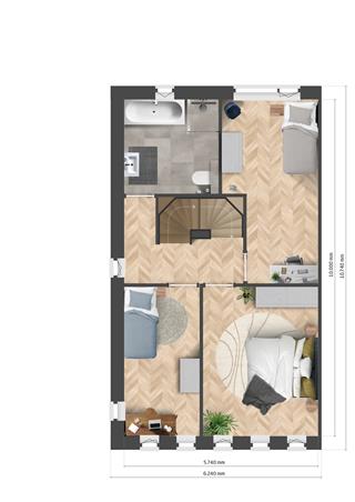 plattegrond bwnr 192 is gespiegeld